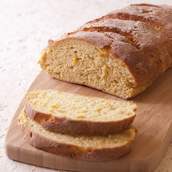 Pain aux grains de maïs doux