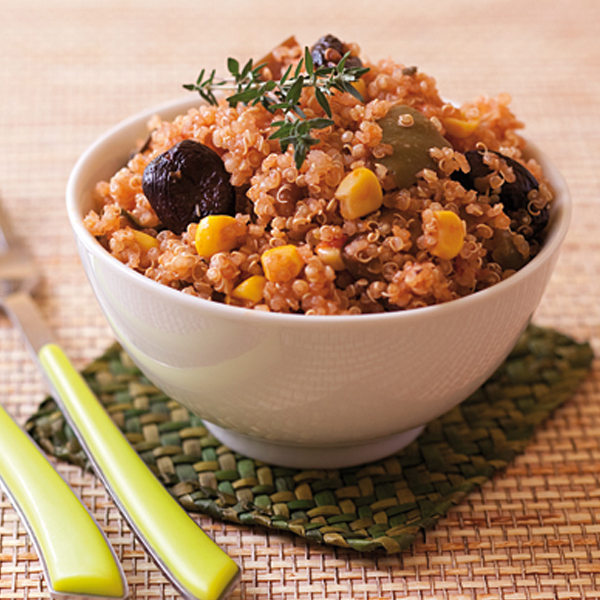 Salade de quinoa à la ratatouille