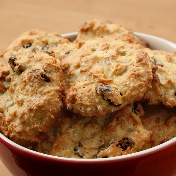 Biscuits à l'avoine et aux raisins