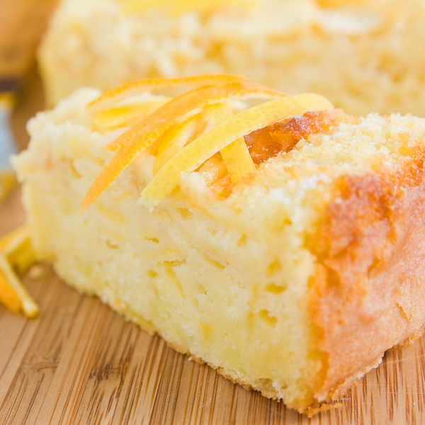 Flan aux pommes et à la farine de châtaigne