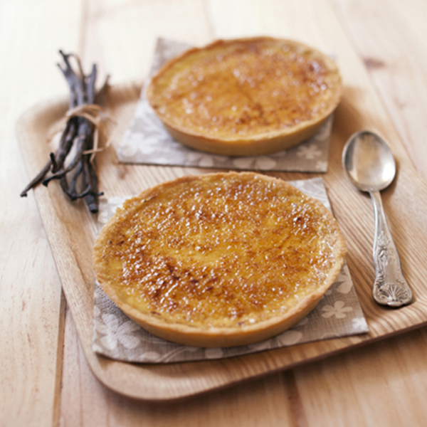 Tarte façon crème brûlée