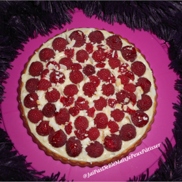 Comme une tarte coco-framboises