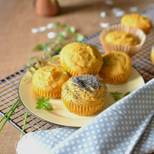 Muffins à la patate douce et au cumin