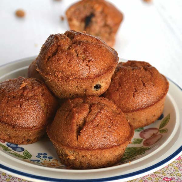 Muffins ultra moelleux {amandes-cranberries}