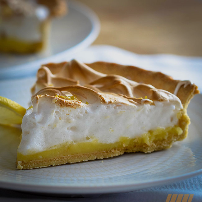 Tarte au citron, pâte à l'amande (Vegan)