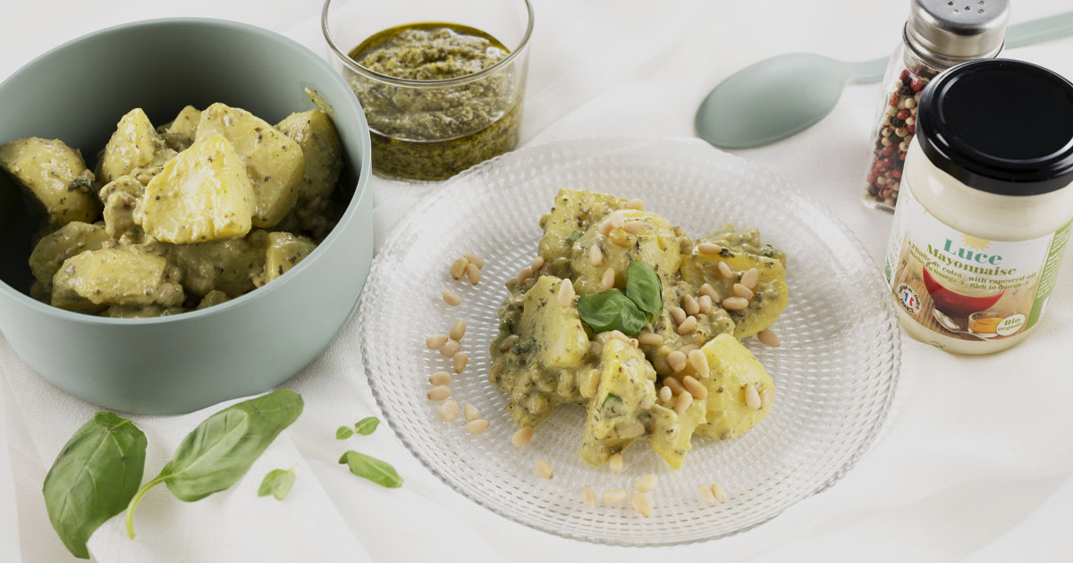 Salade de pomme de terre au pesto