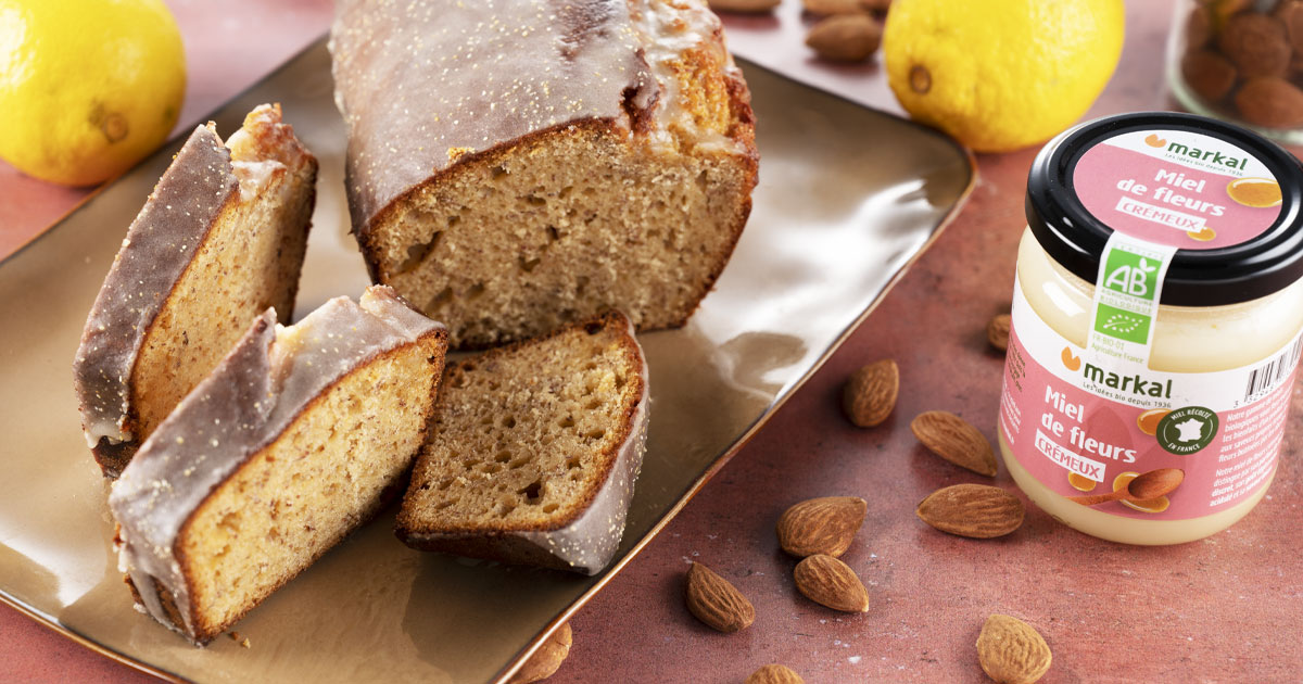 Cake au miel et au citron