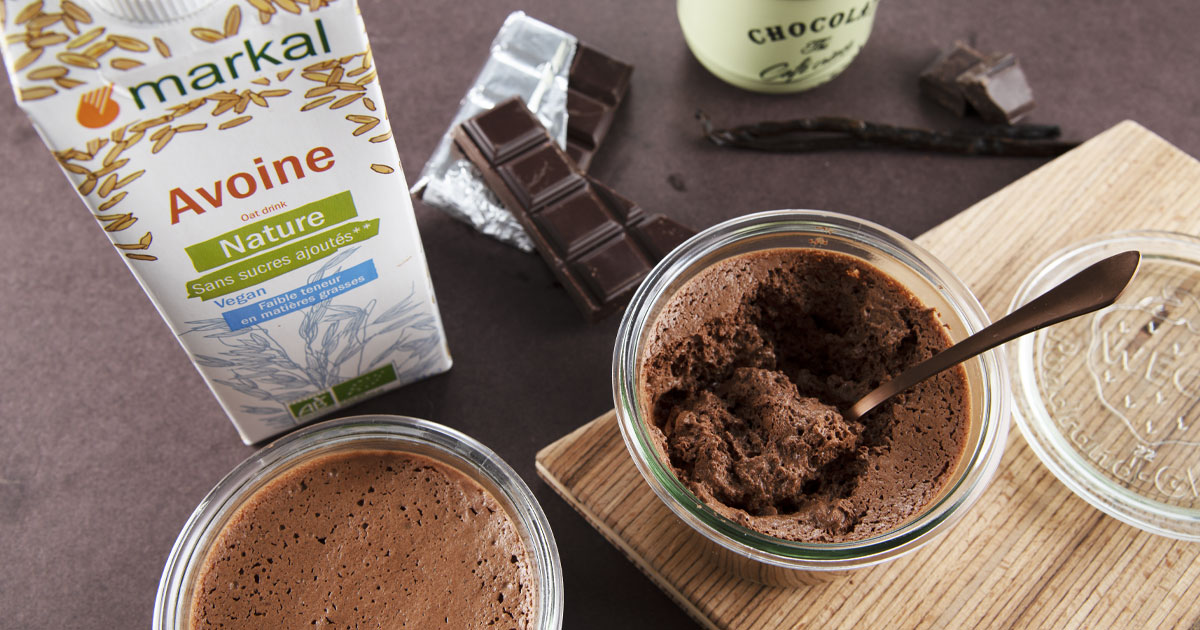 Mousse au chocolat vegan - Markal bio