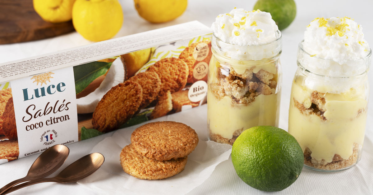 Verrine coco citron
