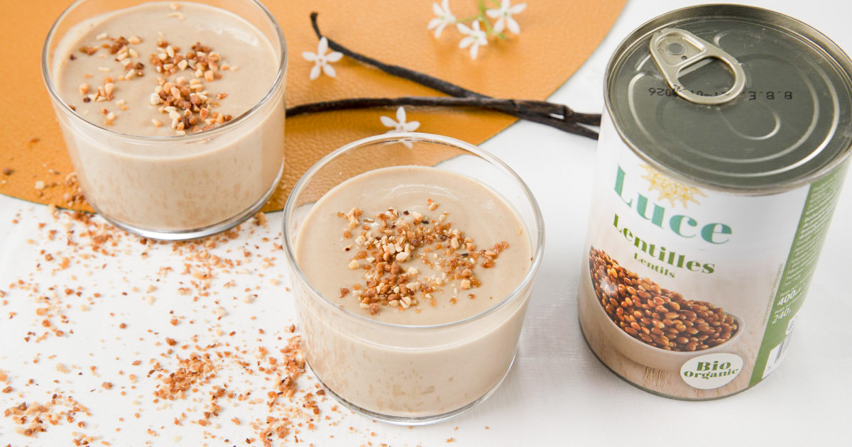 Creme de lentilles à la vanille