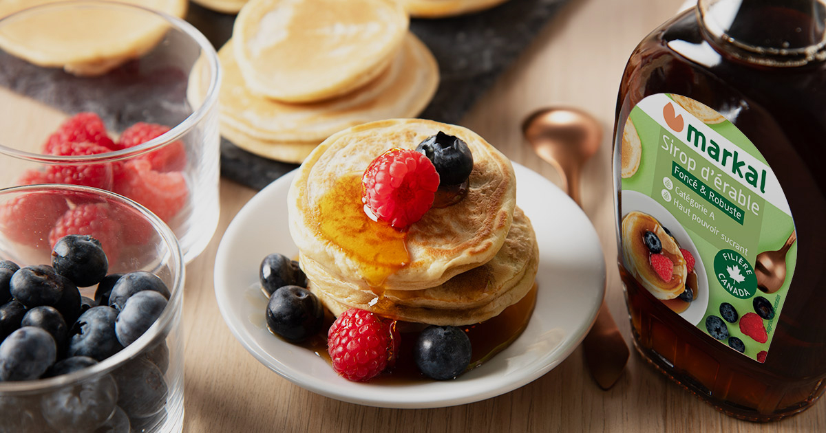 Pancakes au sirop d'érable