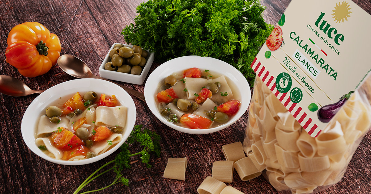 Soupe aux calamarata