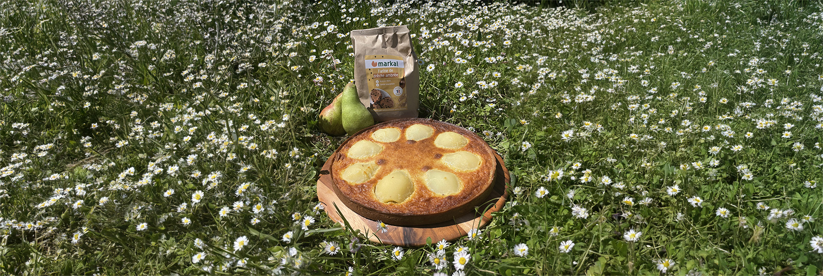 Tarte amandine poire chocolat