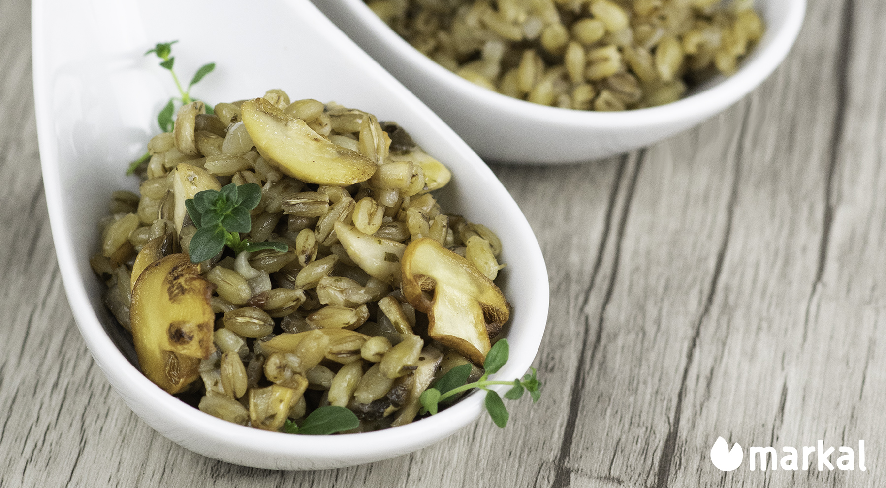 Orgetto aux champignons ou aux poivrons