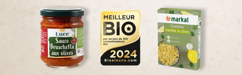 Markal et Luce meilleurs produits bio 2024